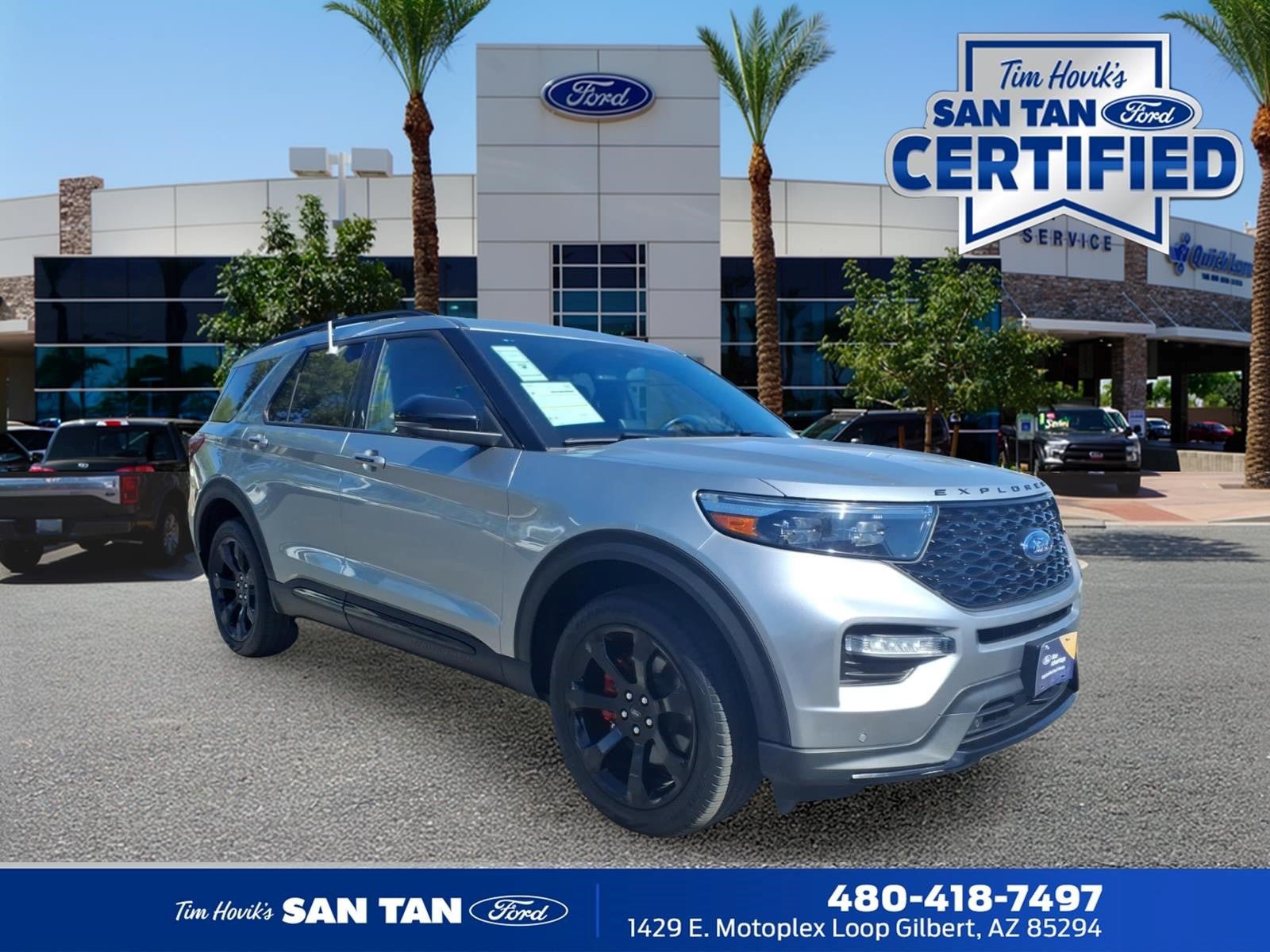 Certified 2023 Ford Explorer ST w/ Equipment Group 401A AWD/4WD image 1