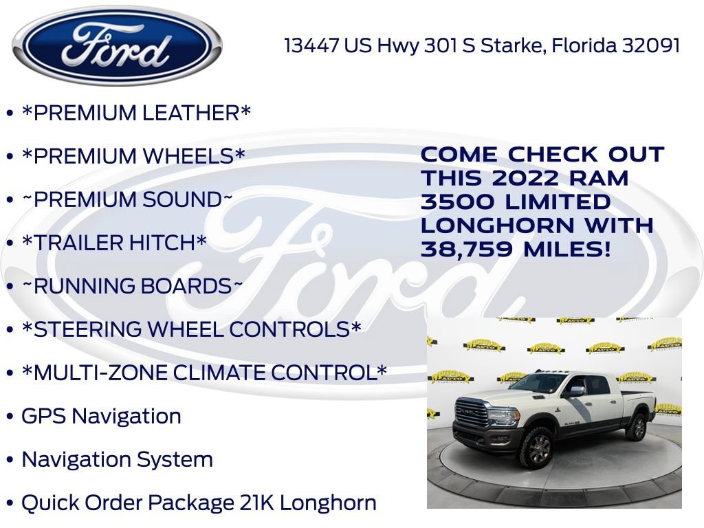 Used 2022 RAM 3500 Limited AWD/4WD image 15