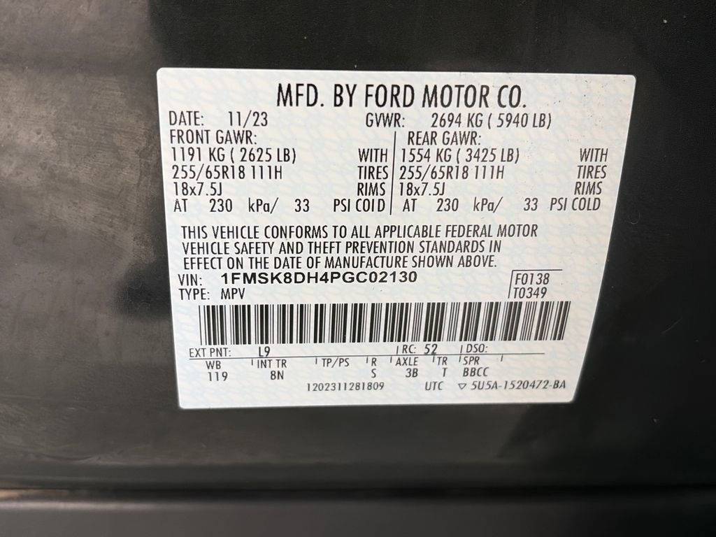 Certified 2023 Ford Explorer XLT AWD/4WD image 9