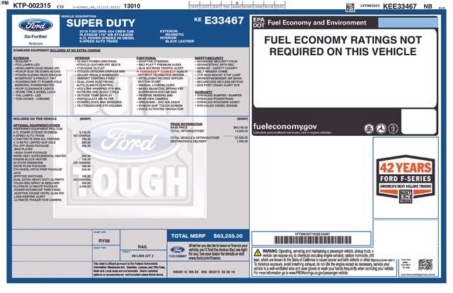 Certified 2019 Ford F350 Platinum w/ Platinum Ultimate Package AWD/4WD image 6