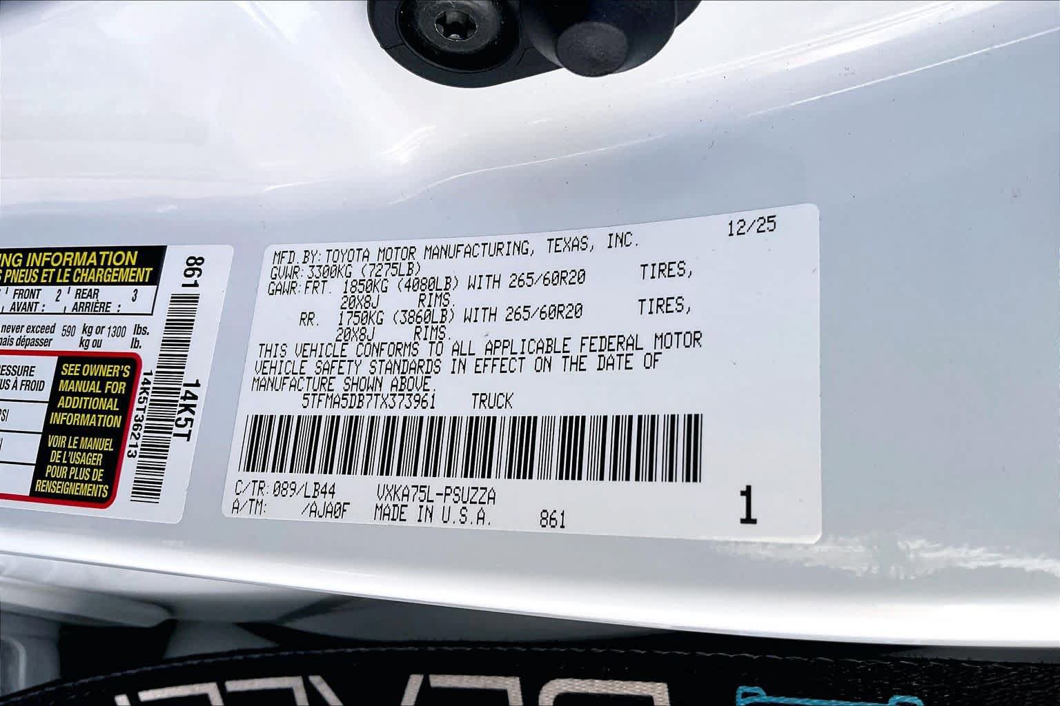 Used 2026 Toyota Tundra 1794 Edition AWD/4WD image 35