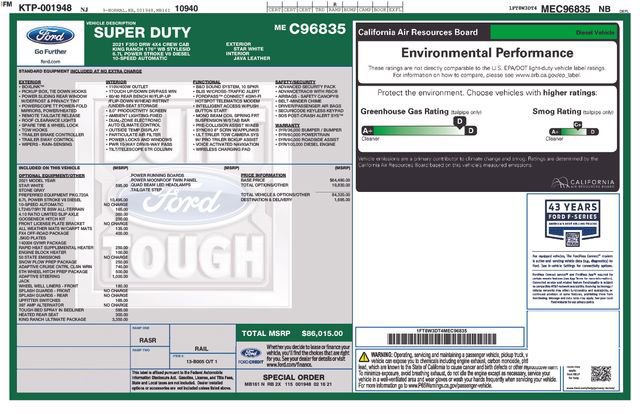 Certified 2021 Ford F350 King Ranch w/ King Ranch Ultimate Package image 9