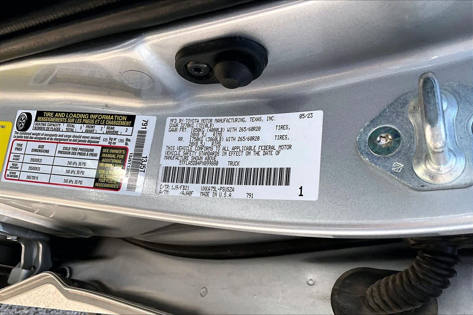 Used 2023 Toyota Tundra SR5 AWD/4WD image 37