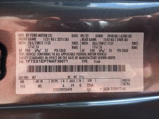 Certified 2022 Ford F150 XLT AWD/4WD image 24