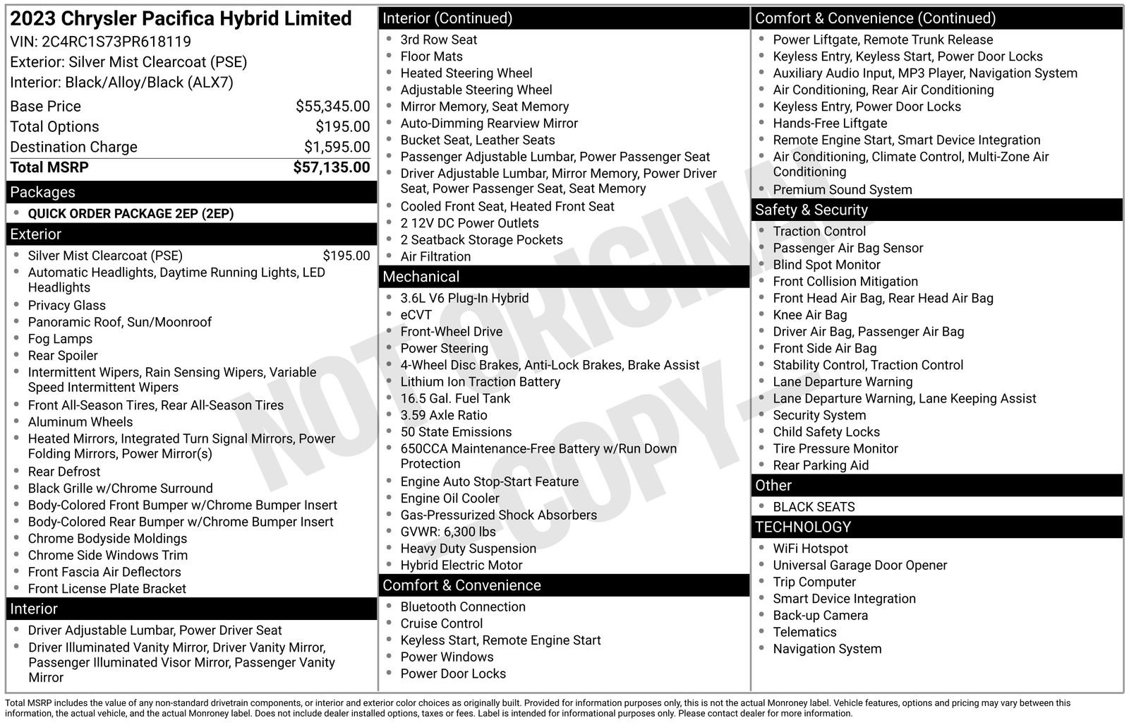 Used 2023 Chrysler Pacifica Limited image 4