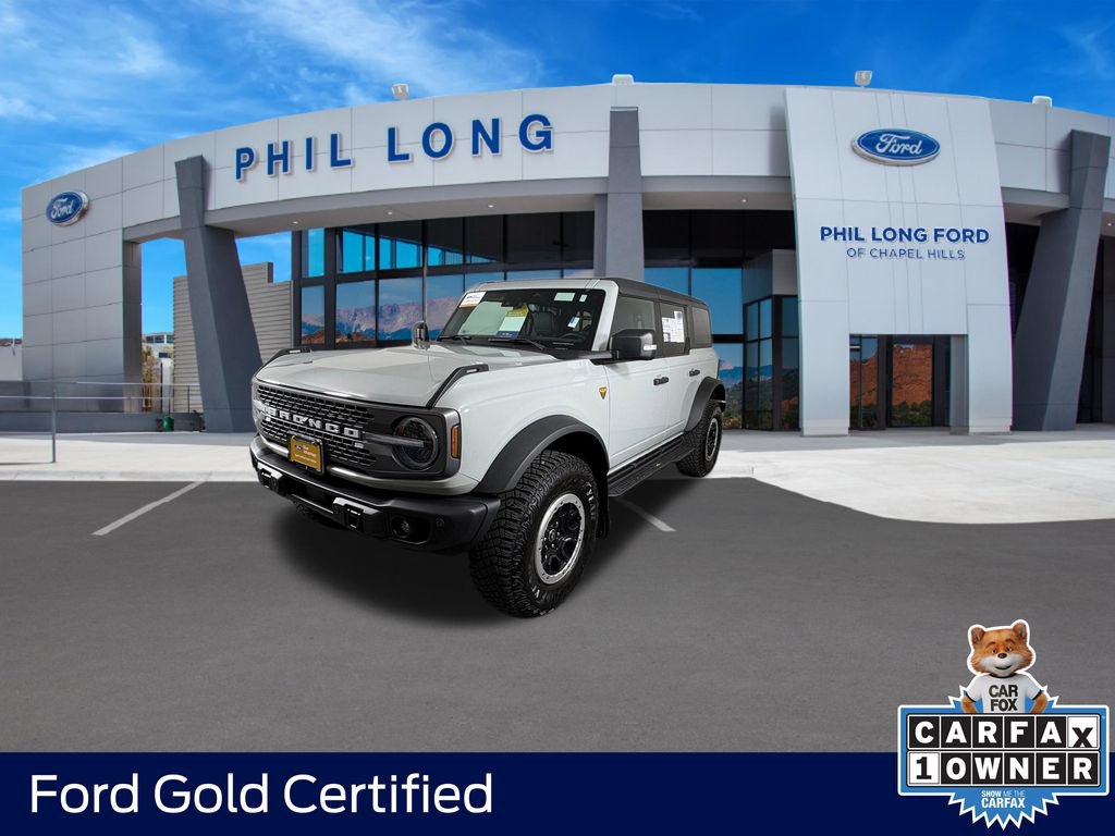 Certified 2023 Ford Bronco Badlands w/ Sasquatch Package AWD/4WD 360° Tour