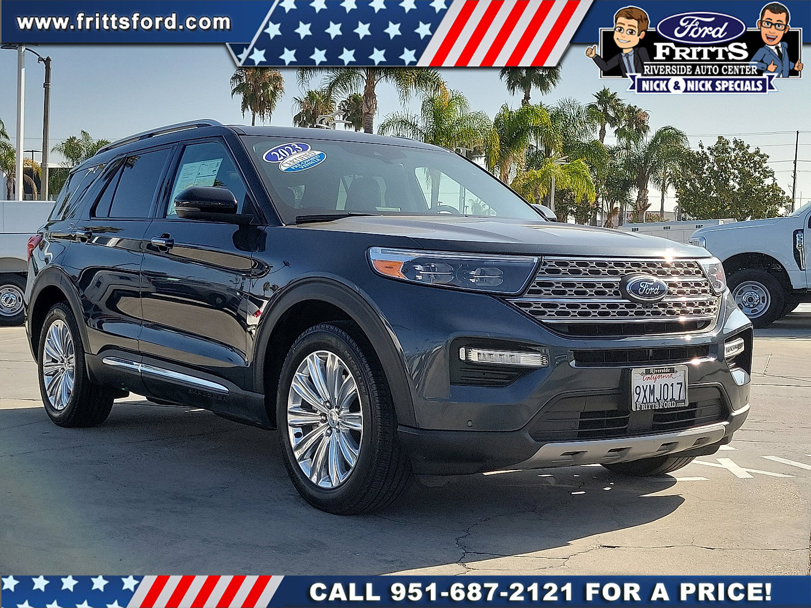 Certified 2023 Ford Explorer Limited w/ Limited Technology Package RWD image 22