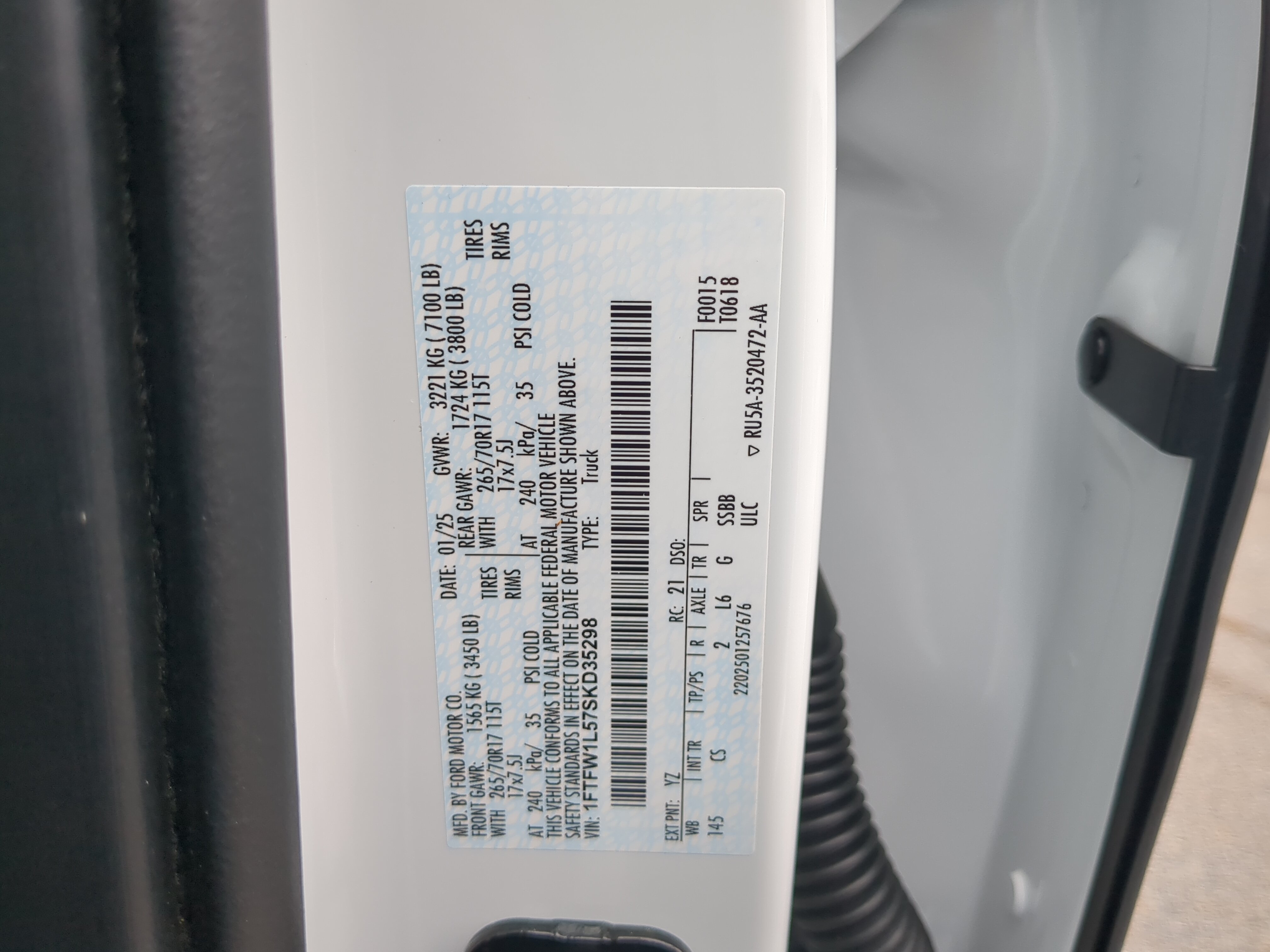 Certified 2025 Ford F150 XL w/ Equipment Group 103A High AWD/4WD image 26