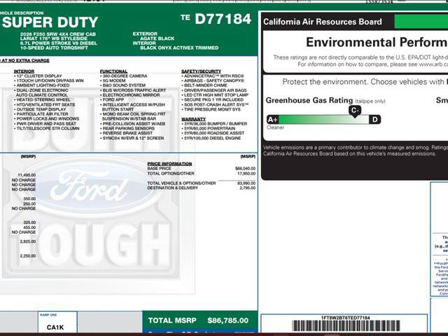Certified 2026 Ford F250 Lariat w/ Lariat Ultimate Package AWD/4WD image 4