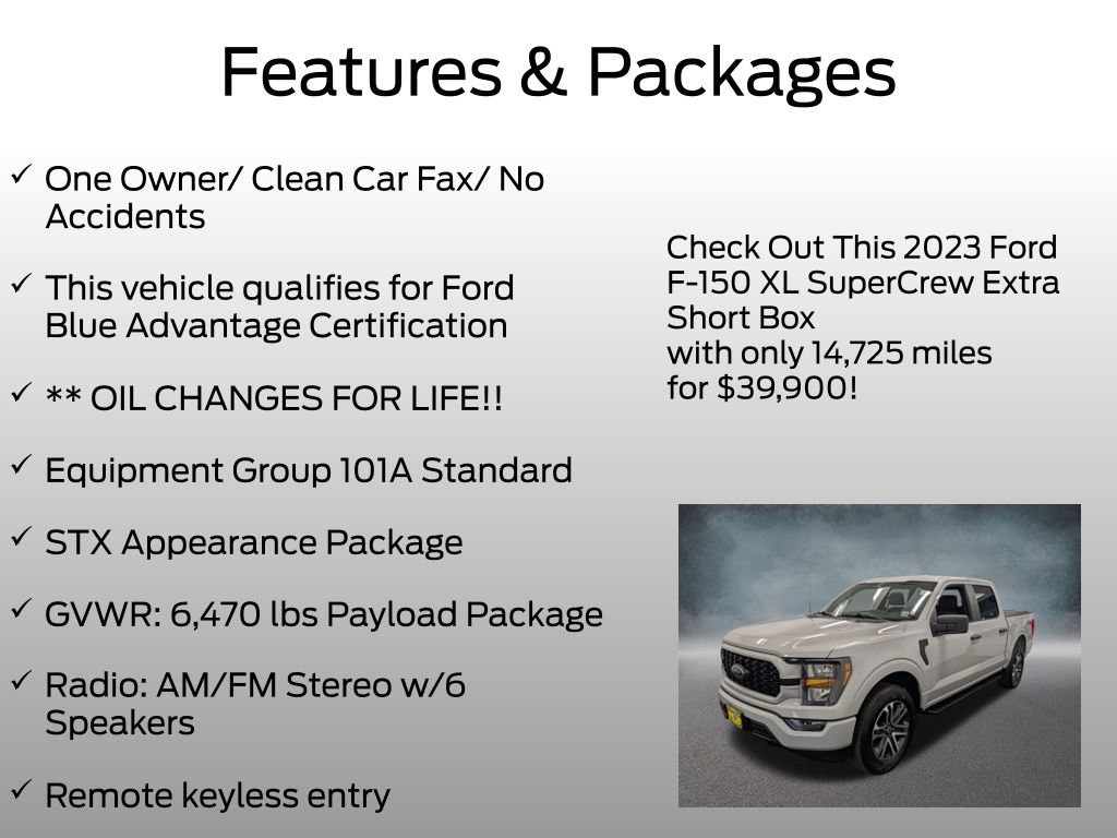Certified 2023 Ford F150 XL w/ STX Appearance Package AWD/4WD image 4