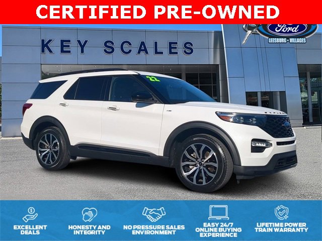 Certified 2022 Ford Explorer ST-Line w/ Class IV Trailer Tow Package image 1