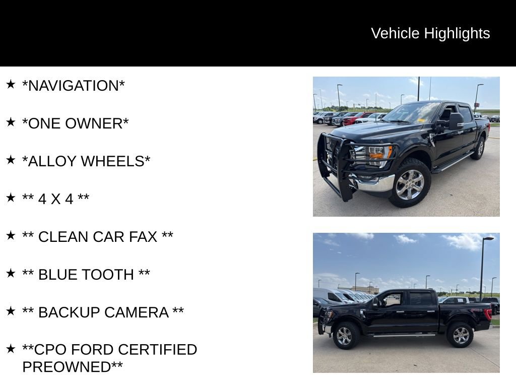 Certified 2022 Ford F150 XLT w/ Equipment Group 302A High image 4