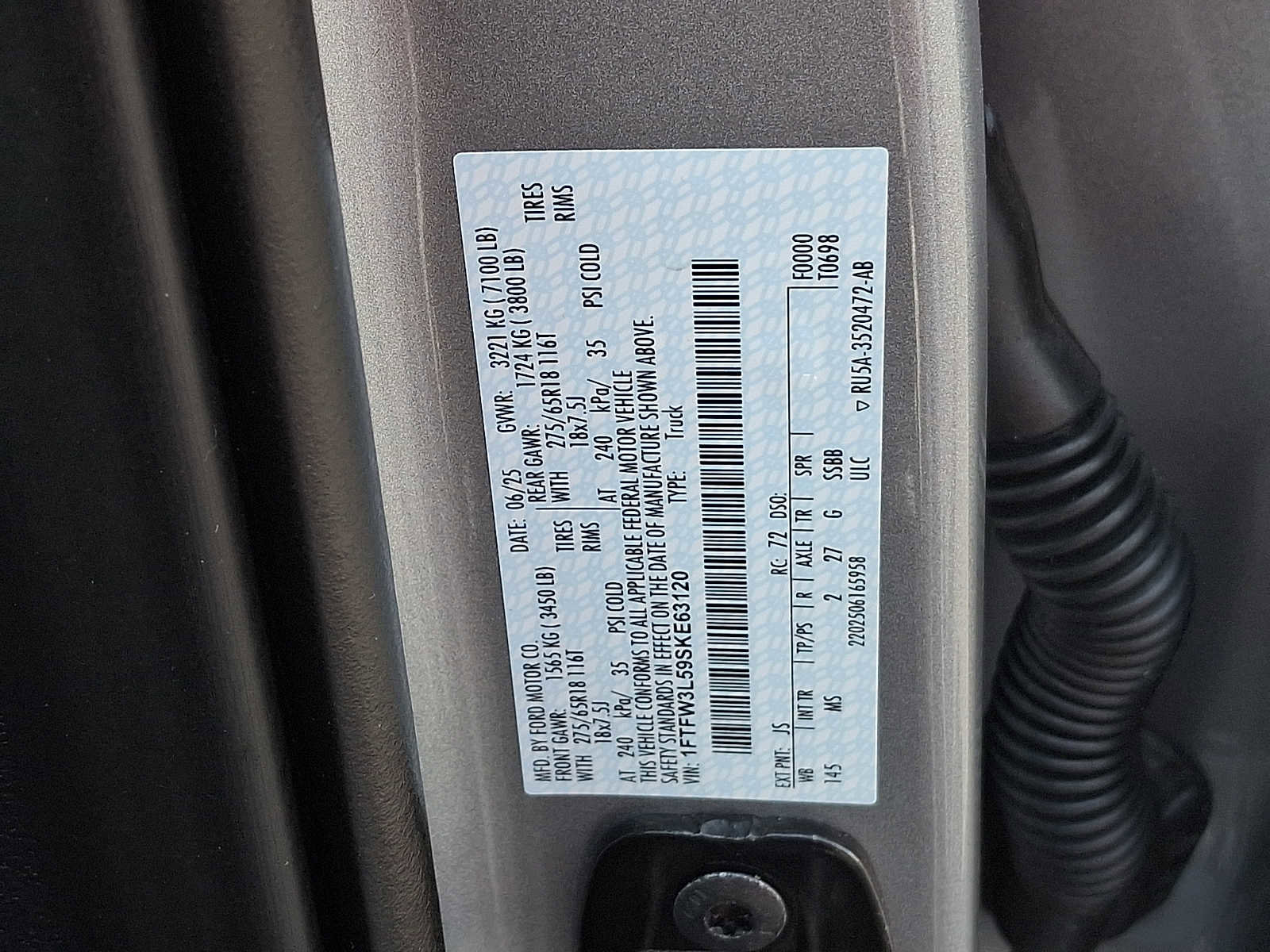 Certified 2025 Ford F150 XLT w/ Equipment Group 301A Standard AWD/4WD image 26