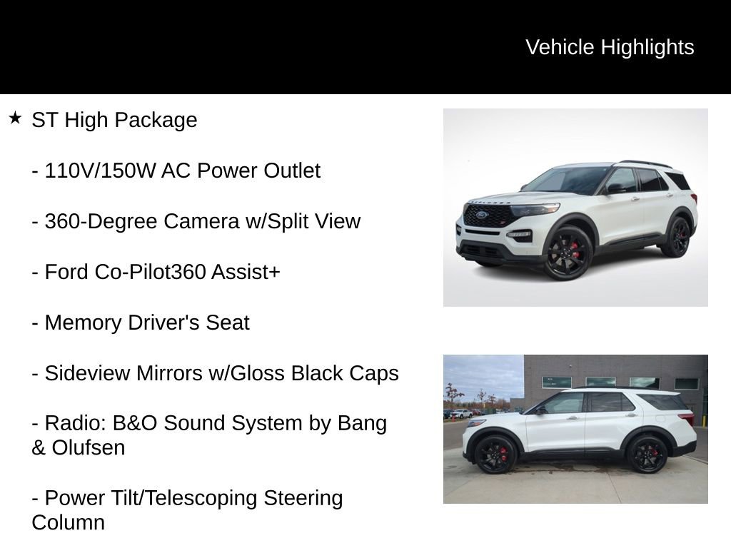 Certified 2023 Ford Explorer ST w/ Equipment Group 401A image 16