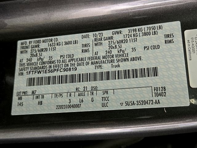 Certified 2023 Ford F150 Lariat w/ Equipment Group 502A High image 28