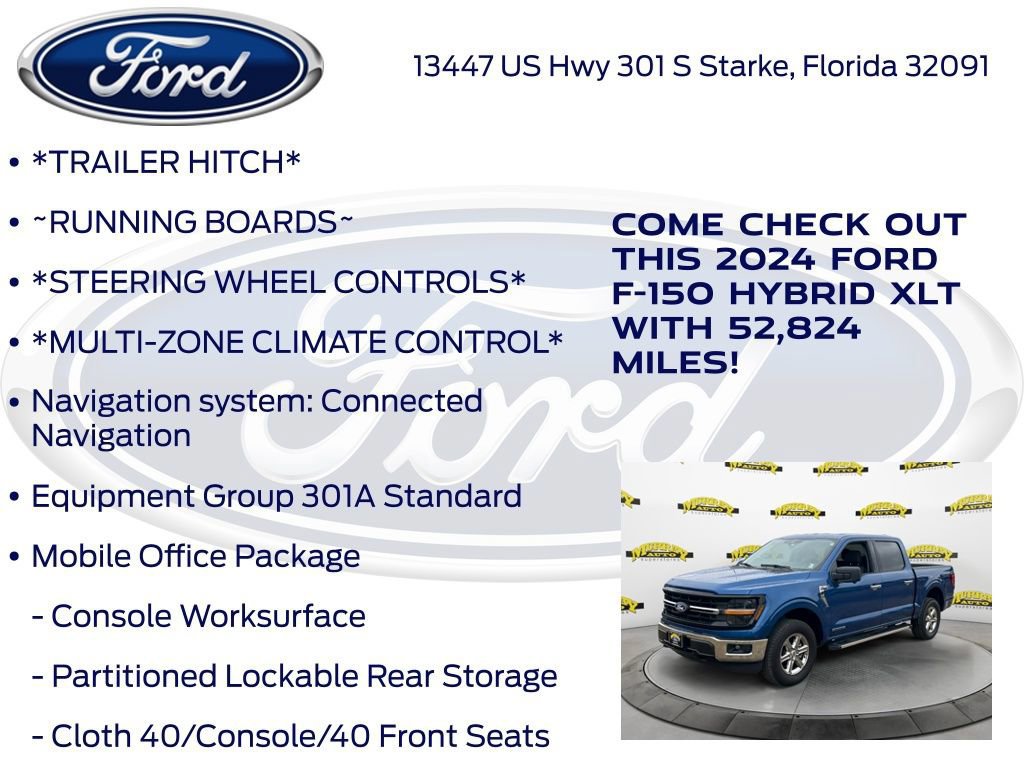 Certified 2024 Ford F150 XLT w/ Mobile Office Package image 17