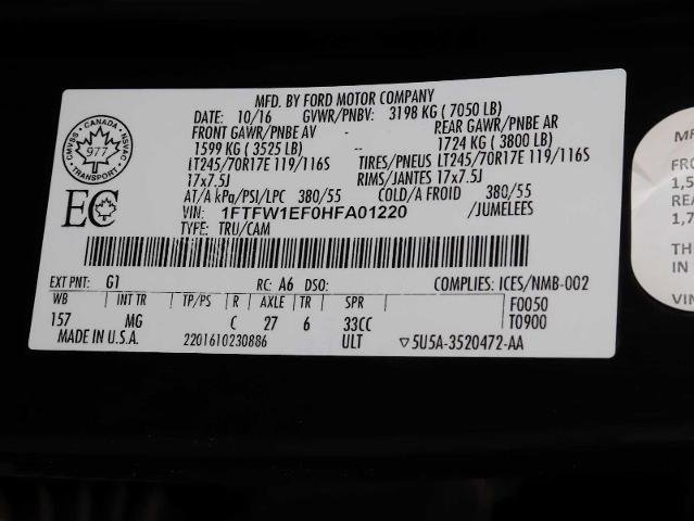 Certified 2017 Ford F150 XLT image 36