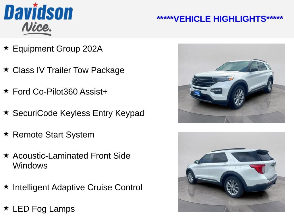 Certified 2023 Ford Explorer XLT w/ Equipment Group 202A AWD/4WD image 4