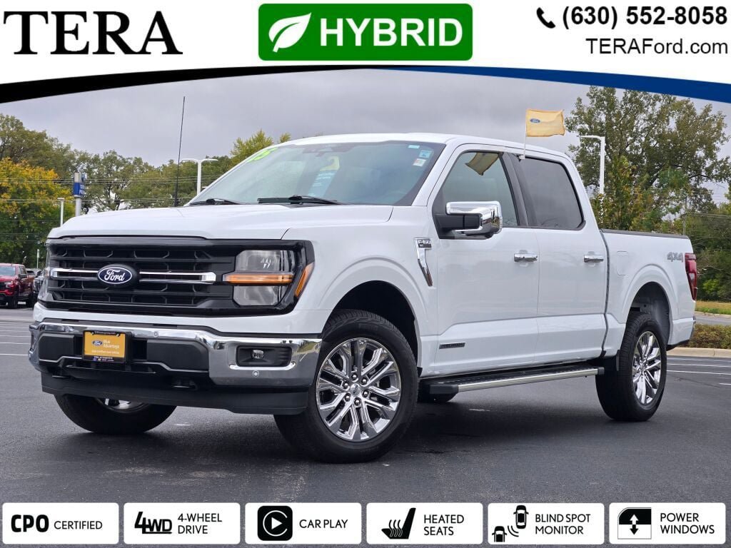 Certified 2025 Ford F150 XLT w/ Equipment Group 302A MID AWD/4WD 360° Tour