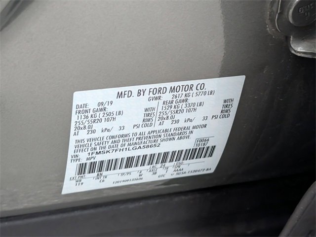 Certified 2020 Ford Explorer Limited image 17