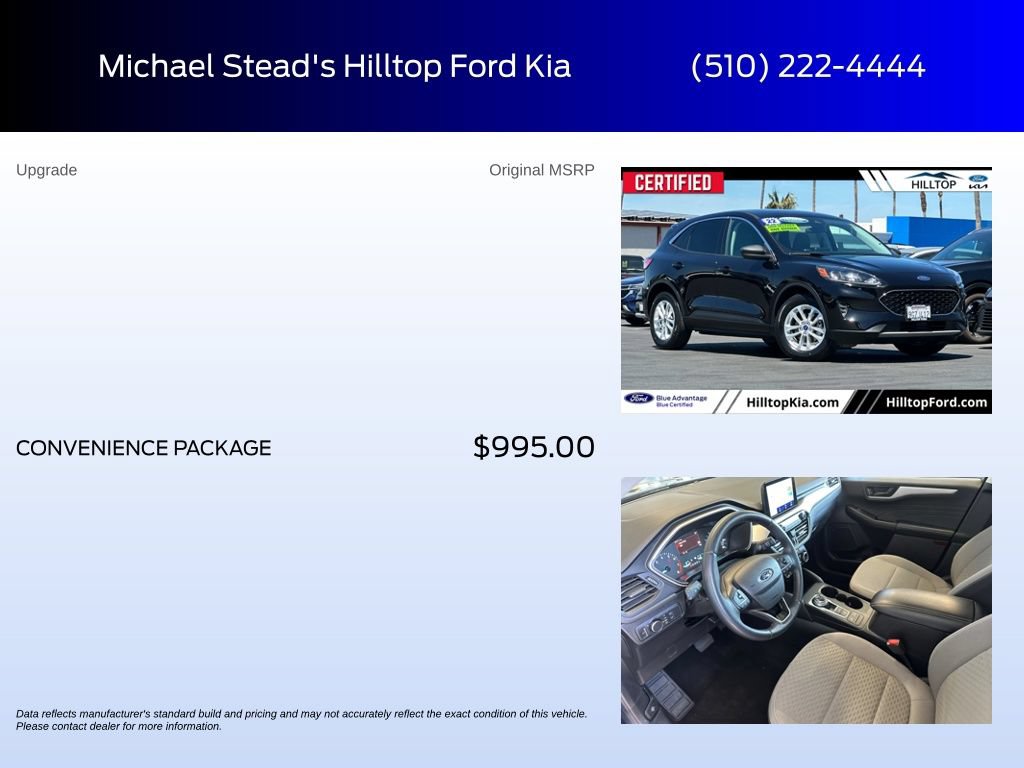 Certified 2022 Ford Escape SE w/ Convenience Package FWD image 6