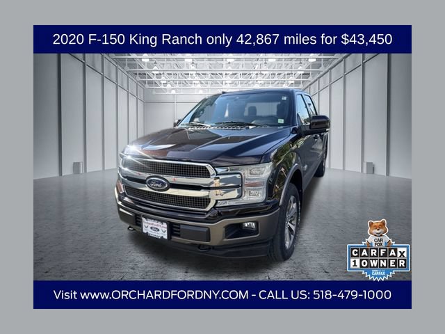 Certified 2020 Ford F150 King Ranch w/ Equipment Group 601A Luxury