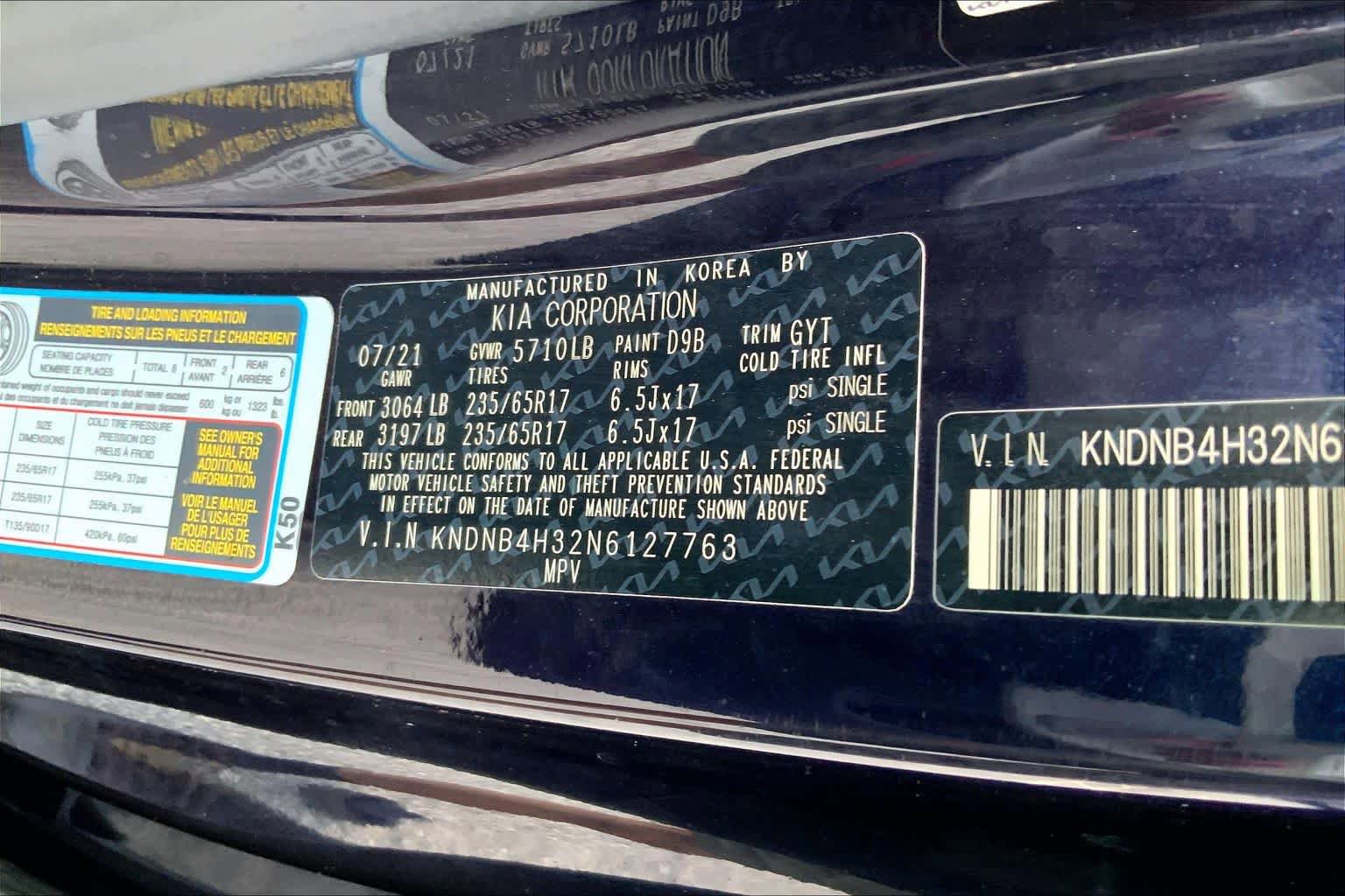 Used 2022 Kia Carnival LX FWD image 30