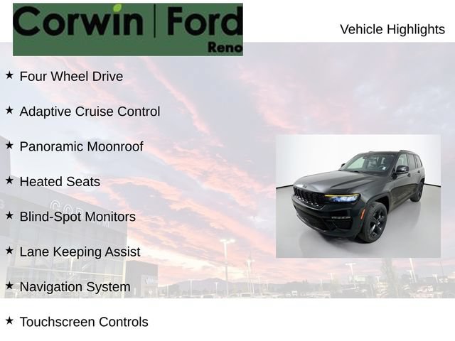 Used 2024 Jeep Grand Cherokee Limited w/ Black Appearance Package AWD/4WD image 8