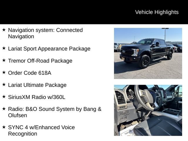 Certified 2022 Ford F350 Lariat w/ Tremor Off-Road Package AWD/4WD image 8