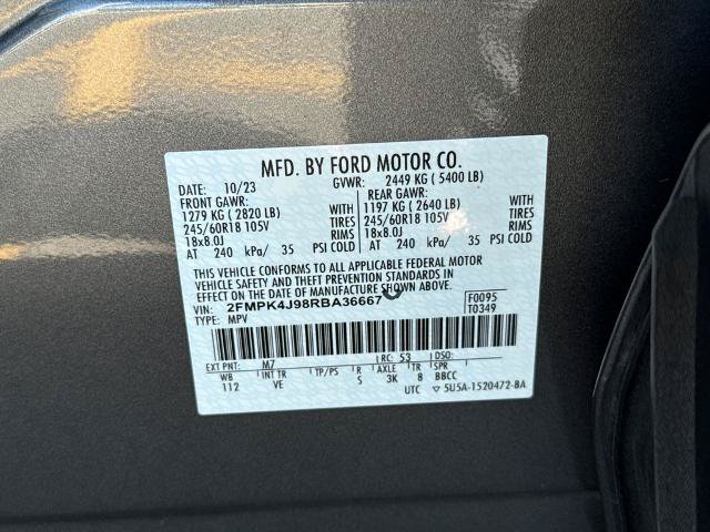 Certified 2024 Ford Edge SEL AWD/4WD image 18