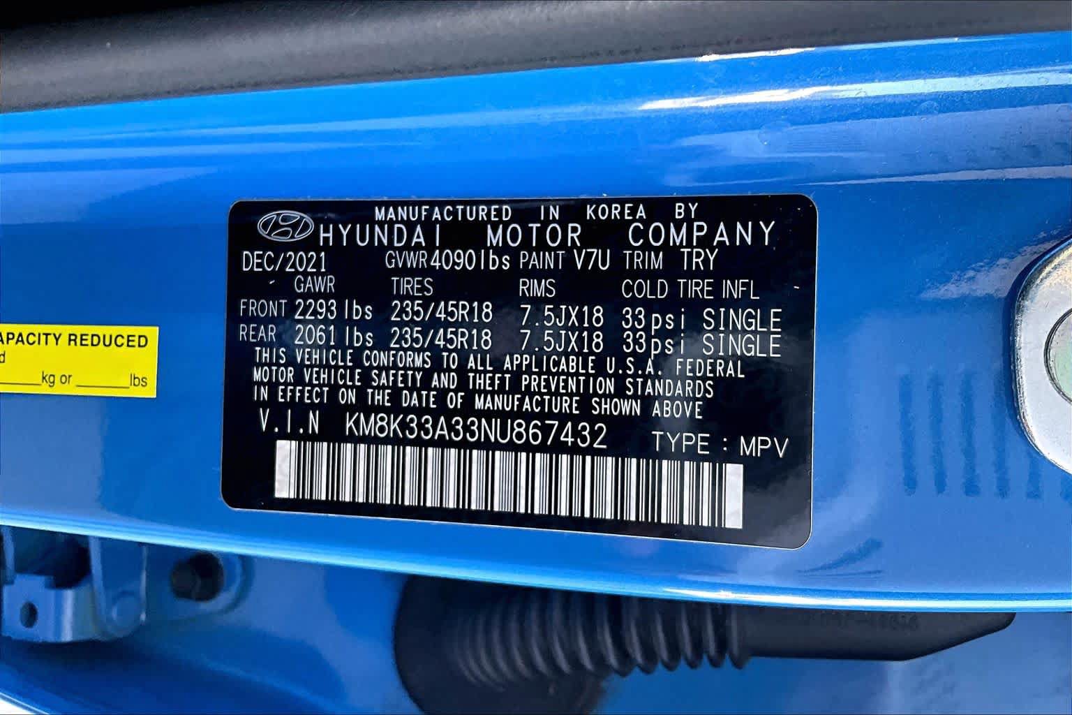 Used 2022 Hyundai Kona N Line w/ Tech Package FWD image 32