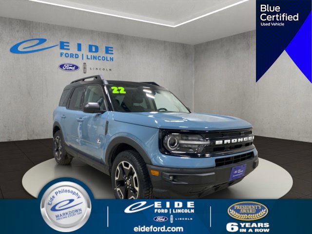 Certified 2022 Ford Bronco Sport Outer Banks w/ Tech Package