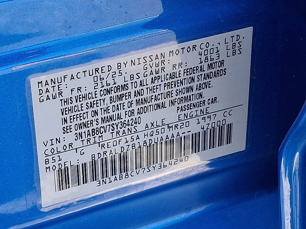 Used 2025 Nissan Sentra SV w/ All-Weather Package FWD image 28