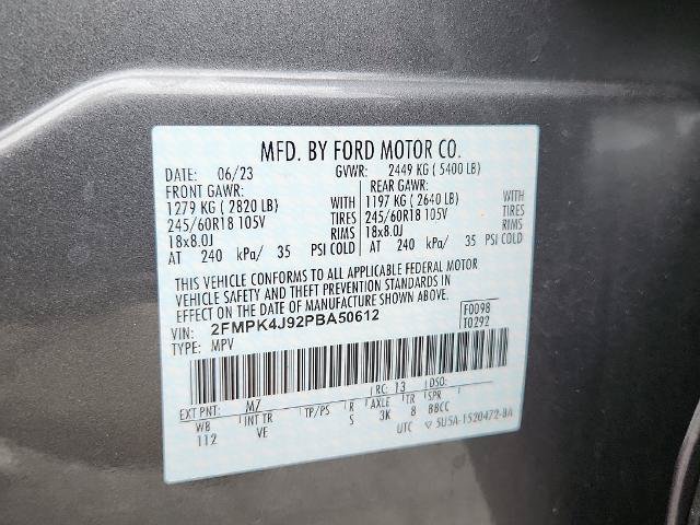 Certified 2023 Ford Edge SEL w/ Convenience Package AWD/4WD image 27
