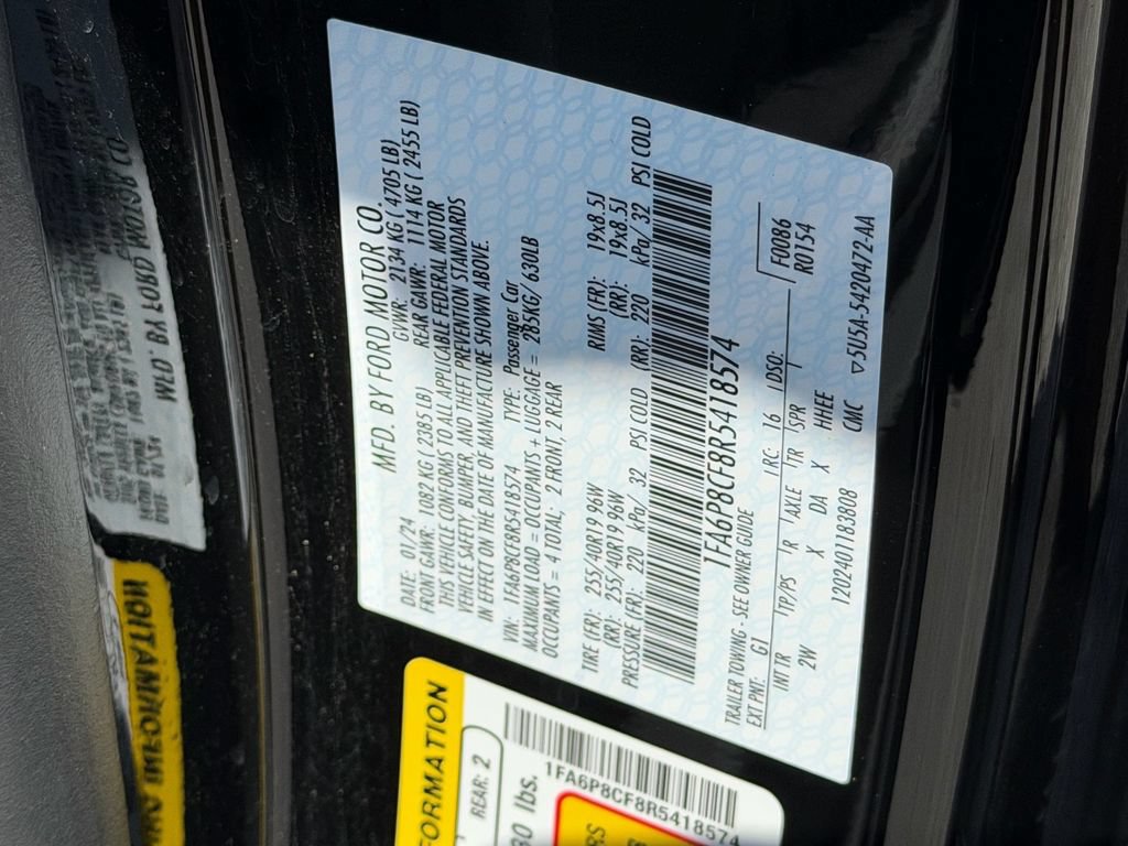 Certified 2024 Ford Mustang GT RWD image 16