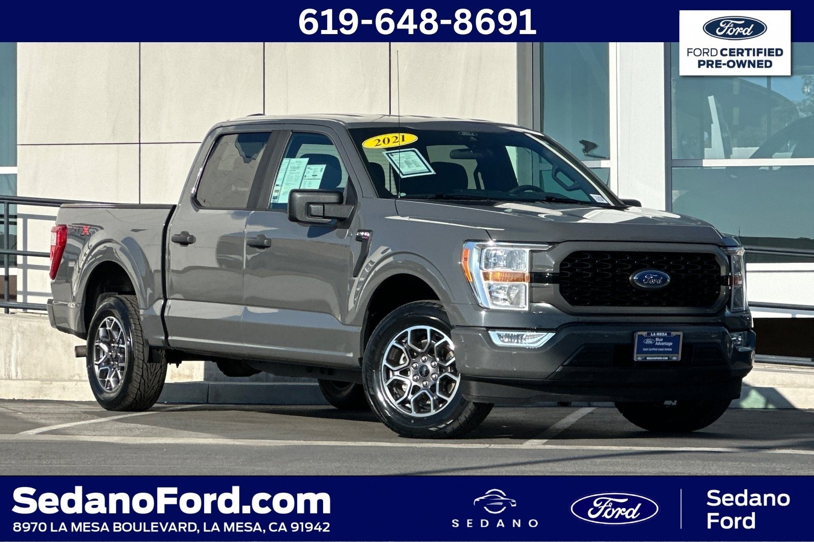 Certified 2021 Ford F150 XL w/ STX Appearance Package