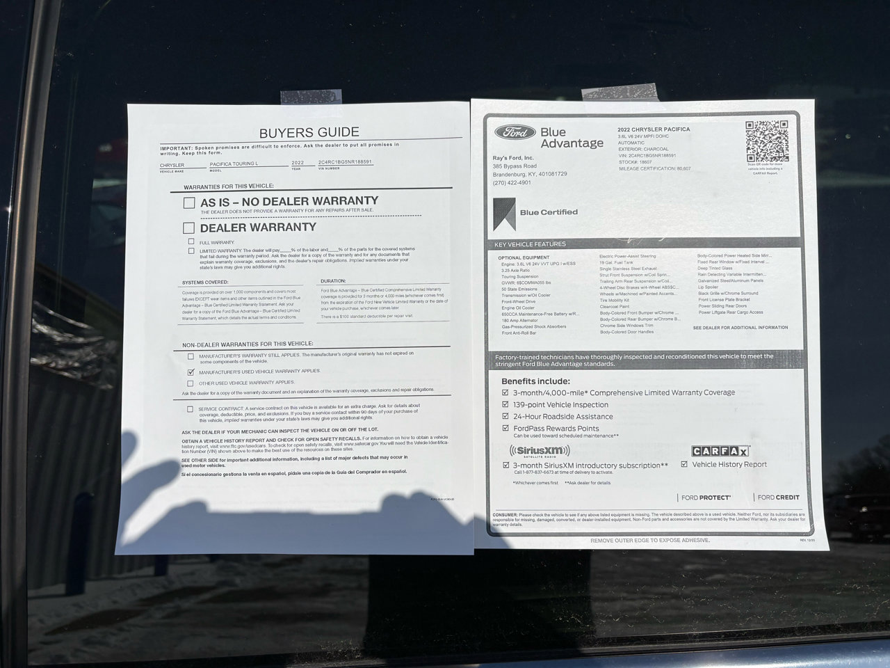 Used 2022 Chrysler Pacifica Touring-L image 9