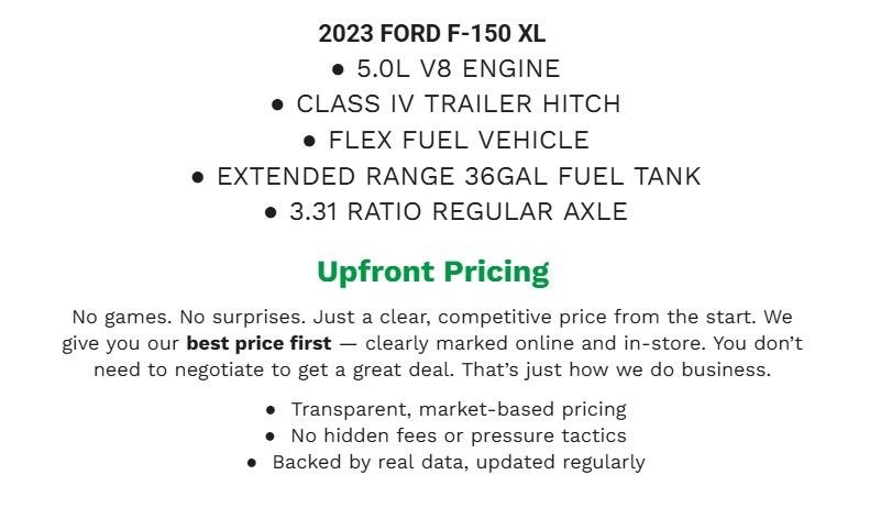 Certified 2023 Ford F150 XL w/ STX Appearance Package image 2