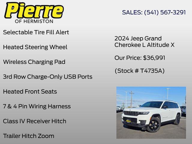 Used 2024 Jeep Grand Cherokee L Altitude AWD/4WD image 36