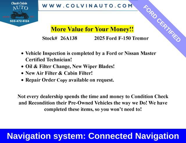 Certified 2025 Ford F150 Tremor AWD/4WD image 2