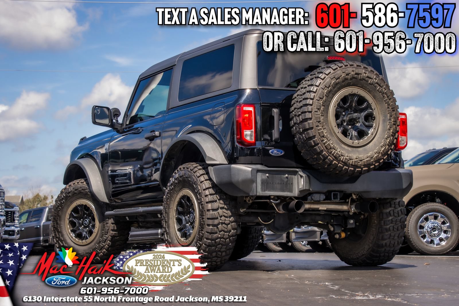Certified 2022 Ford Bronco Big Bend w/ Sasquatch Package AWD/4WD image 7