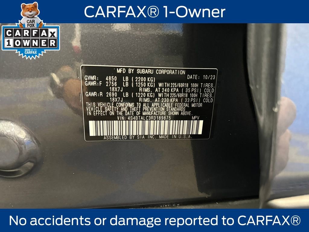 Used 2024 Subaru Outback Onyx Edition AWD/4WD image 3