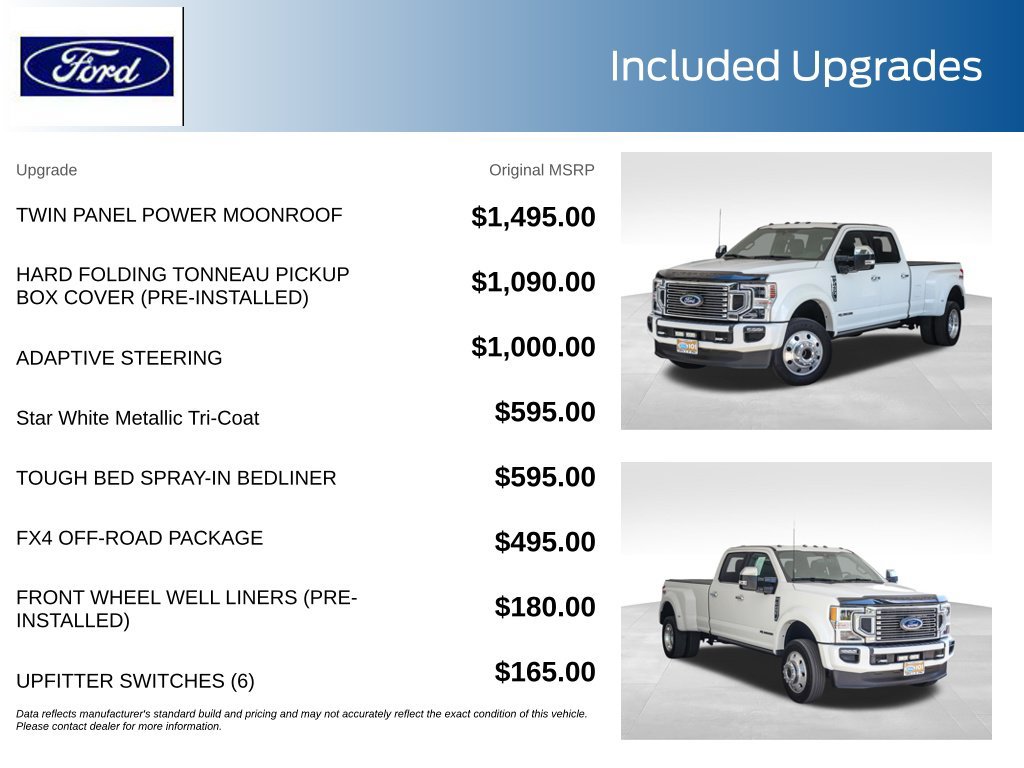 Certified 2022 Ford F450 Platinum w/ FX4 Off-Road Package AWD/4WD image 12