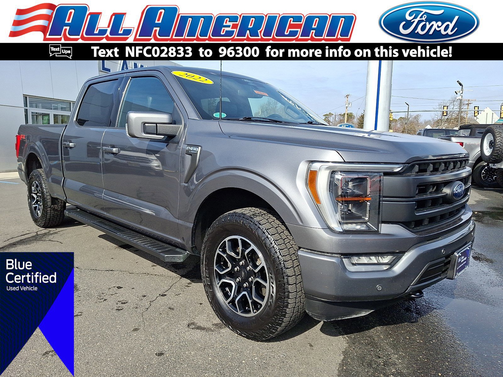 Certified 2022 Ford F150 Lariat w/ Equipment Group 502A High image 1