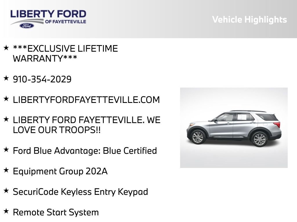 Certified 2023 Ford Explorer XLT w/ Equipment Group 202A RWD image 5