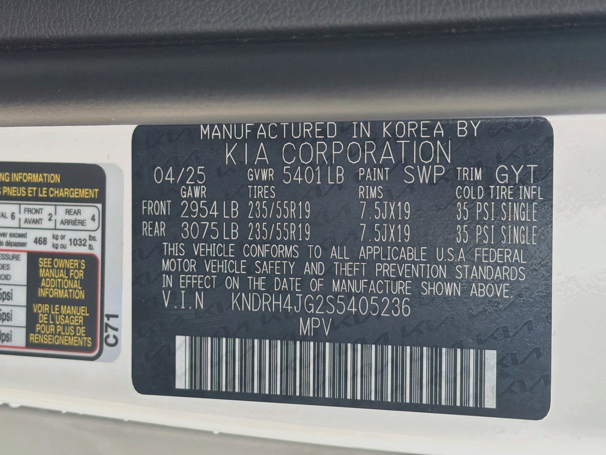 Used 2025 Kia Sorento EX w/ EX Panoramic Sunroof Package FWD image 32