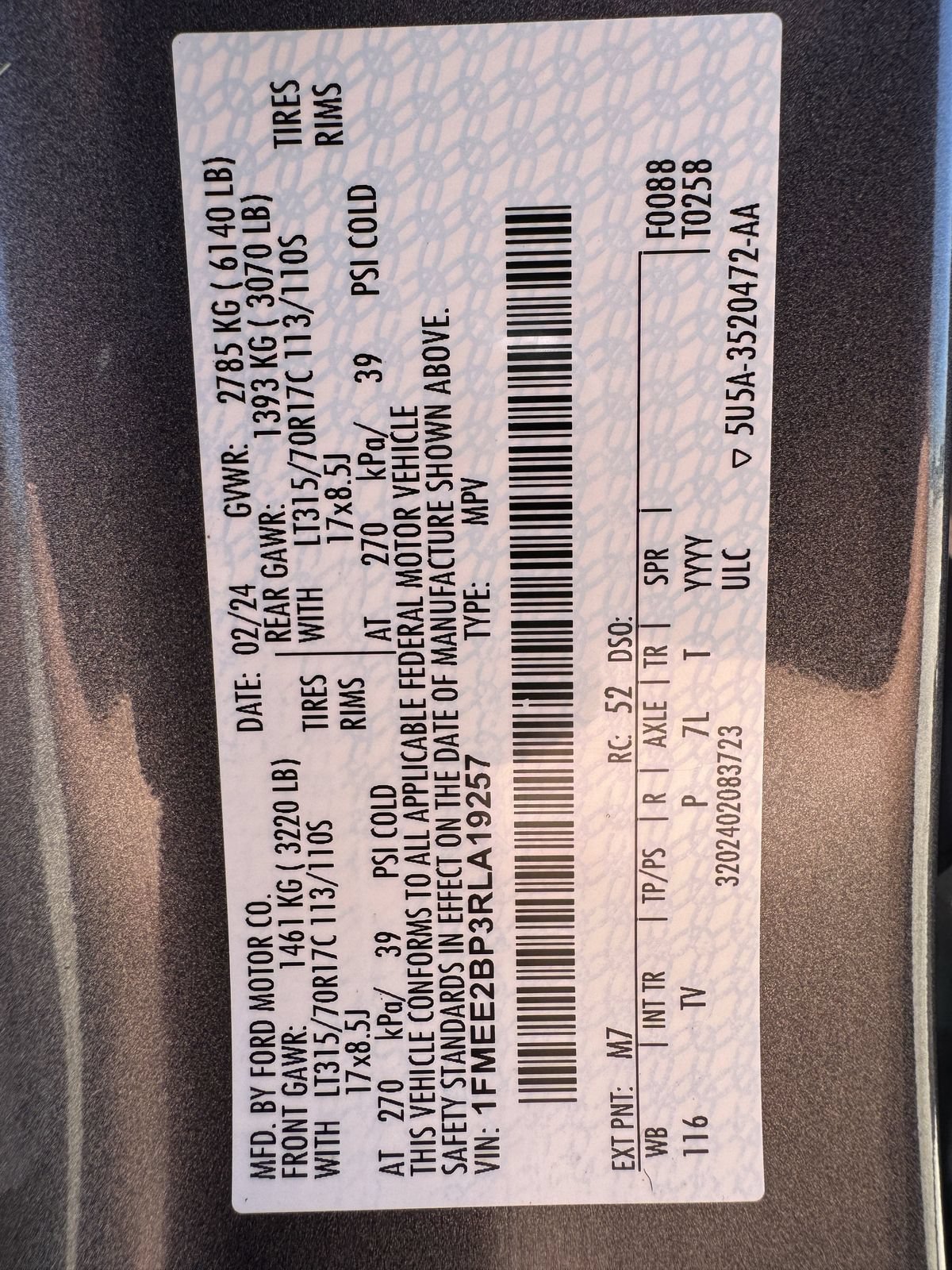 Certified 2024 Ford Bronco Wildtrak AWD/4WD image 27