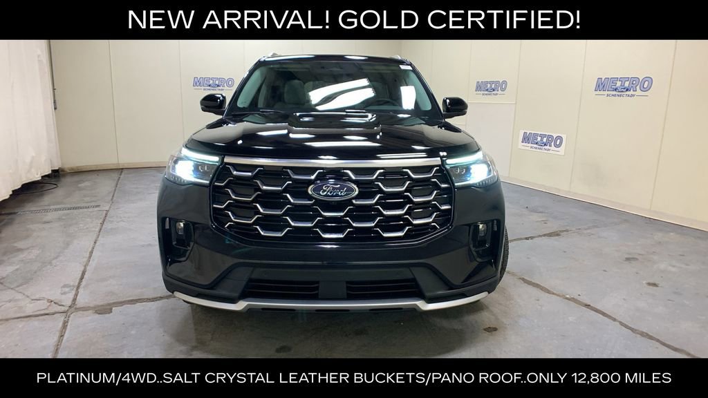 Certified 2025 Ford Explorer Platinum w/ LUX Leather Package AWD/4WD image 55