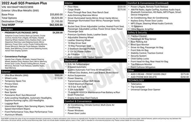 Used 2022 Audi SQ5 Premium Plus w/ Premium Plus Package image 38