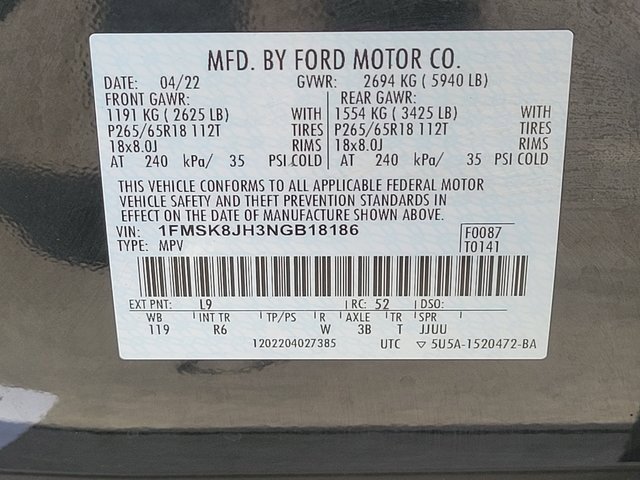 Certified 2022 Ford Explorer Timberline image 20